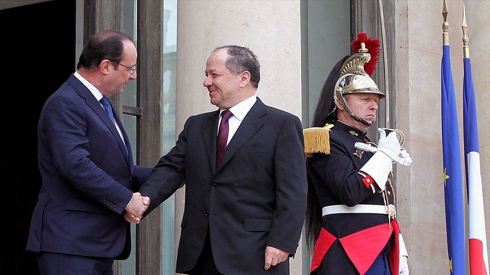Barzani-Hollande görüşmesi başladı